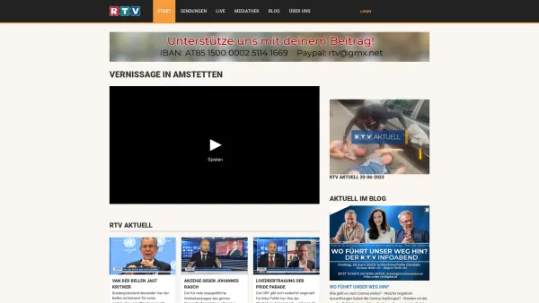 Website Screenshot: RTV RiS-Company - RTV | Wir sehen uns - Date: 2023-06-26 10:19:53
