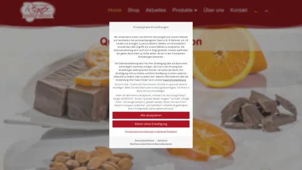 Website Screenshot: Konditorei Café Regner - Lebkuchen – Regner GmbH in Seckau – Zuckerbäckerei in der Steiermark - Date: 2023-06-26 10:19:53