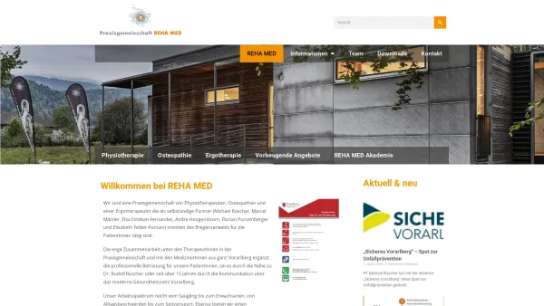 Website Screenshot: Michael Rüscher REHA-MED  - Praxisgemeinschaft - REHA MED - Date: 2023-06-26 10:19:53