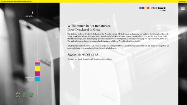 Website Screenshot: Reha Dienstleistungs und Handels-Gesellschaft index - Rehadruck - Date: 2023-06-14 10:44:45