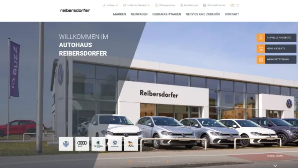 Website Screenshot: Autohaus Reibersdorfer - Reibersdorfer Autowelt GmbH - Date: 2023-06-14 10:37:46