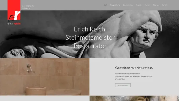 Website Screenshot: Erich Reichl Reichl Stein - Start | Erich Reichl - Date: 2023-06-26 10:19:53