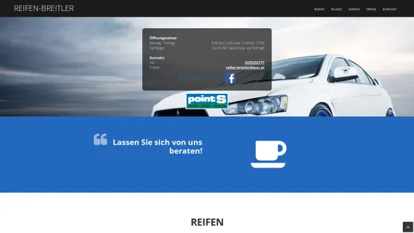 Website Screenshot: Schützner Reifen Breitler Ihr Partner für PKW Motorrad LKW - Reifen-Breitler - Date: 2023-06-26 10:19:56