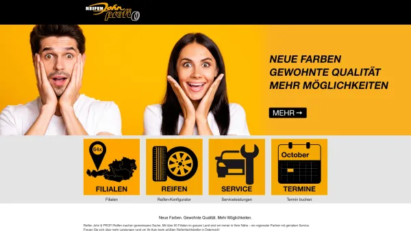Website Screenshot: Reifen-John GmbH & Co KG - Reifenservice & KFZ Autowerkstatt - Reifen John - Date: 2023-06-14 10:44:45