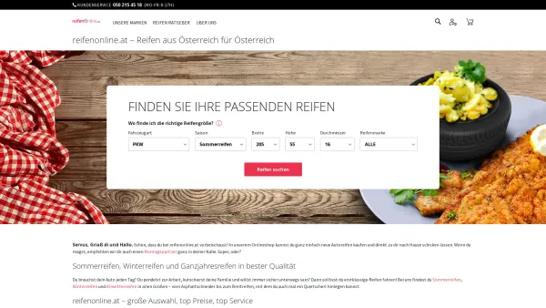 Website Screenshot: Reifenonline.at - Reifen günstig online kaufen in Österreich I reifenonline - Date: 2023-07-04 11:49:08
