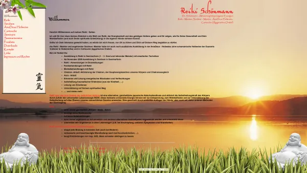Website Screenshot: Reiki Dr. G. Schönmann Aktivierung körpereigener Energien - Reiki Schönmann - Willkommen - Date: 2023-06-15 16:02:34