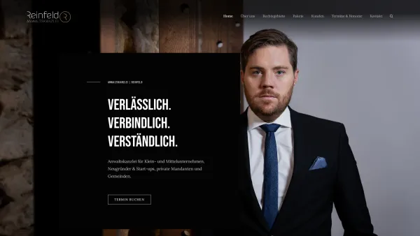 Website Screenshot: Mag. Ottilie Reinfeld Steuerberater Wirtschaftstreuhänder - Home - Anwaltskanzlei | REINFELD - Date: 2023-06-26 10:19:56