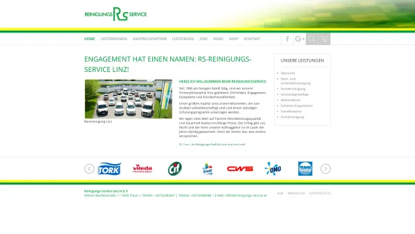 Website Screenshot: Reinigungs-Service Ges.m.b.H. Meisterbetrieb - Home - reinigungsservice - Date: 2023-06-26 10:19:56