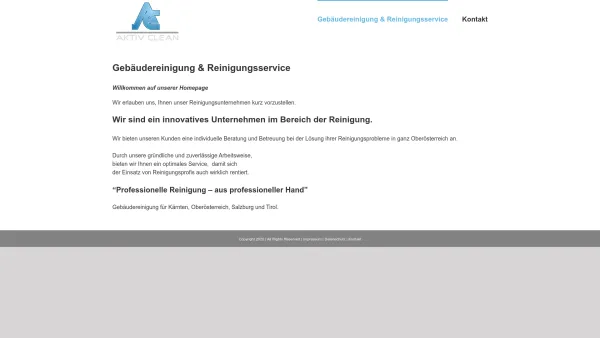 Website Screenshot: Janina Neue Seite 1 - Gebäudereinigung & Reinigungsservice - Date: 2023-06-26 10:19:56