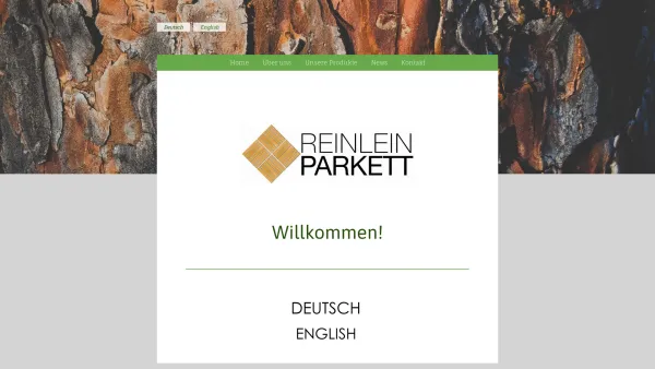 Website Screenshot: G. Reinlein Ges. m. b. H. - Willkommen! - Reinlein-Parkett | Böden für´s Leben - Date: 2023-06-26 10:19:56
