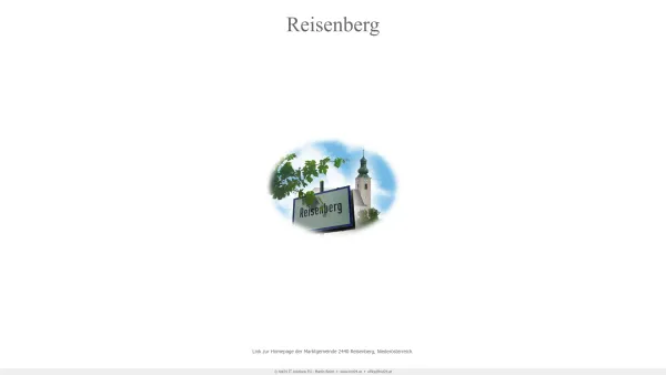 Website Screenshot: Marktgemeinde Reisenberg - reisenberg.at - Date: 2023-06-26 10:19:56