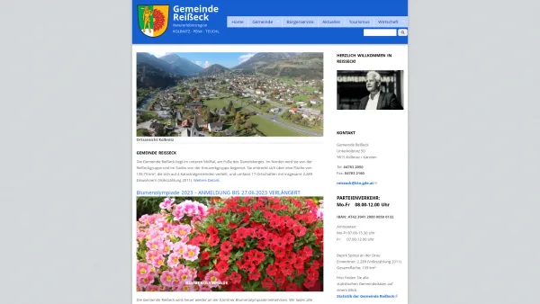 Website Screenshot: Fremdenverkehrsamt d Gemeinde  Gemeinde Reißeck Kolbnitz Penk  Mölltal Kärnten Österreich -- - Gemeinde Reißeck | Naturerlebnisregion KOLBNITZ - PENK - TEUCHL - Date: 2023-06-26 10:19:56