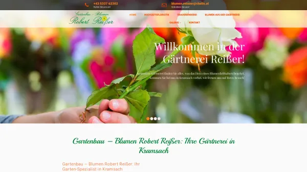 Website Screenshot: Reißer www.reisser.at - Die Gärtnerei von Robert Reißer in Kramsach - Date: 2023-06-26 10:19:56