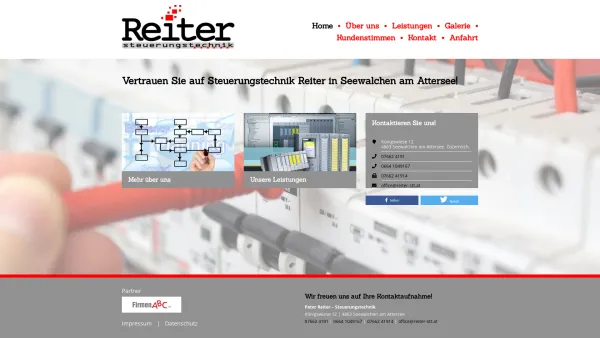 Website Screenshot: Reiter Steuerungstechnik - Steuerungstechnik Reiter | SPS-Programmierung | Seewalchen/Attersee - Date: 2023-06-14 10:44:45