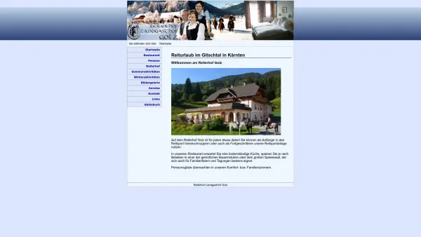 Website Screenshot: Alois www.reiterhof-golz.at - Reiterhof Golz - Date: 2023-06-26 10:19:58