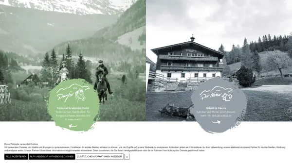 Website Screenshot: Pension-Reiterhof Nigglgut - Reiterhof & Pension Nigglgut - Urlaub in den österreichischen Alpen - Date: 2023-06-15 16:02:34