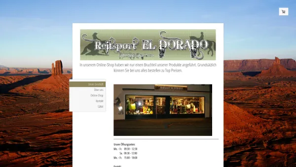 Website Screenshot: Reitsport Eldorado - Unser Geschäft - reitsport-eldorados Webseite! - Date: 2023-06-15 16:02:34