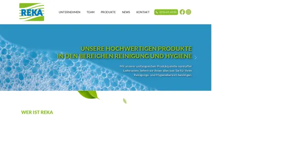 Website Screenshot: Reka - REKA || Ihr kompetenter Partner für Reinigung und Hygiene - Reka - Date: 2023-06-26 10:19:58