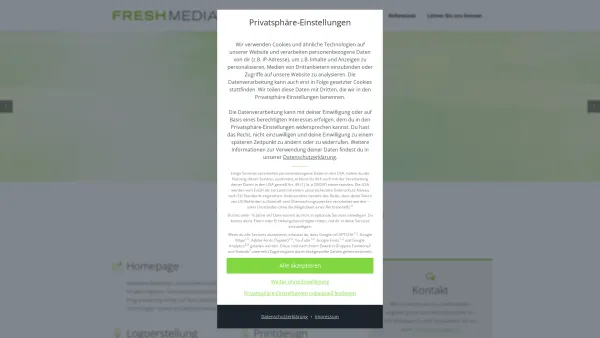 Website Screenshot: ReklameMacher e.U. Werbeagentur - Fresh Media - Werbeagentur für Webdesign & Printdesgin - Date: 2023-06-15 16:02:34