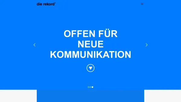 Website Screenshot: Rekord Werbe GmbH - die rekord Werbeagentur - Markenwerbung - Innbruck, Tirol - Date: 2023-06-26 10:19:59