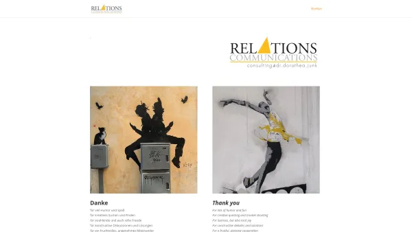 Website Screenshot: RELATIONS COMMUNICATIONS - Relations Communications | - Date: 2023-06-14 10:46:49