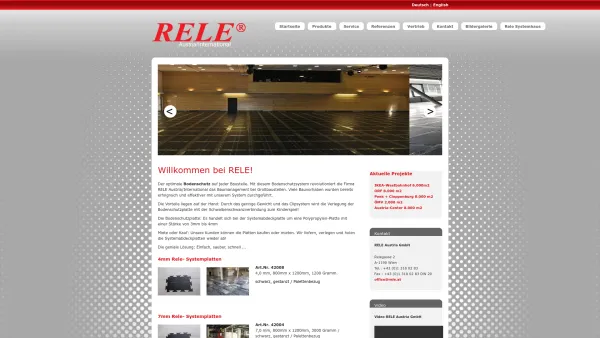 Website Screenshot: RELE GmbH - Startseite | RELE Austria/International - Date: 2023-06-26 10:19:59