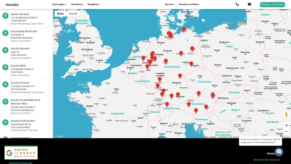 Website Screenshot: Remaill-Technik SALZBURG-Nord - Standorte | bazuba Badsanierung - Date: 2023-06-14 10:44:46