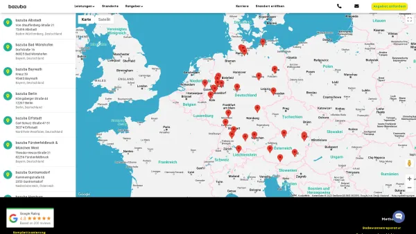 Website Screenshot: Remaill-Technik VORARLBERG - Standorte | bazuba Badsanierung - Date: 2023-06-14 10:36:58
