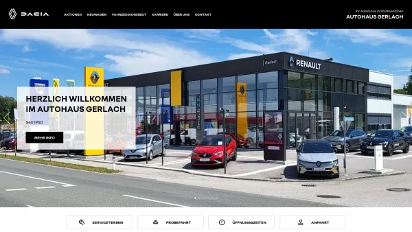 Website Screenshot: Autohaus Brigitte Gerlach GmbH - Autohaus Gerlach - in Straßwalchen - Date: 2023-06-15 16:02:34