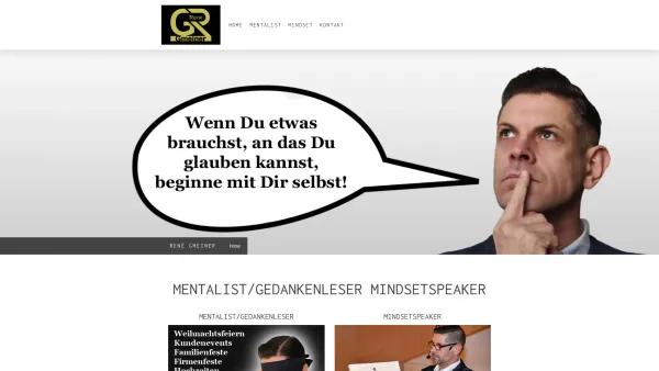 Website Screenshot: René Gmeiner - René Gmeiner, Unternehmer, Networker, Mentalist, Mindset Coach - René Gmeiner - Lesemappe-Kontakt - Date: 2023-06-26 10:20:01