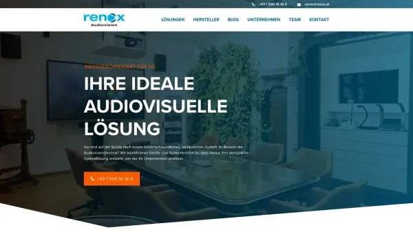 Website Screenshot: Renox Audiovision GmbH - Startseite | Renox Audiovision - Date: 2023-06-26 10:20:01