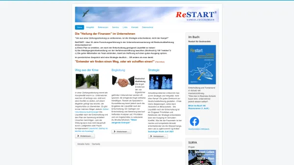 Website Screenshot: ReSTART Konsolidierung 
Hüthmair Dr. Johann - ReSTART - Date: 2023-06-26 10:20:02
