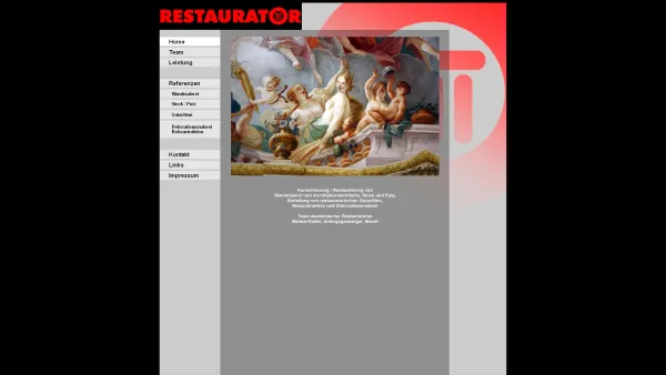 Website Screenshot: Mag. Margit Blümel-Team akademischer Restauratoren - RESTAURATOR - Date: 2023-06-26 10:20:05