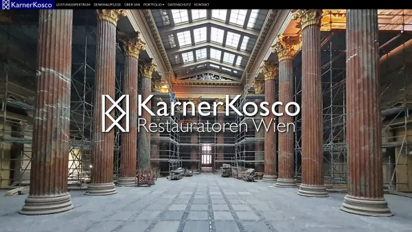 Website Screenshot: KARNER & KOSCO - RESTAURATOREN - KARNER KOSCO Restauratoren Wien - Date: 2023-06-26 10:20:05