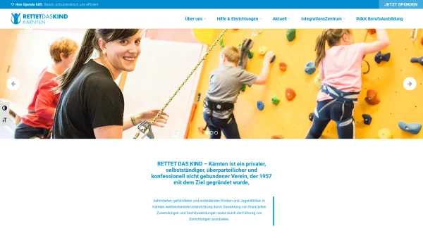 Website Screenshot: Rettet das Kind Kärnten - Startseite • Rettet das Kind - Date: 2023-06-26 10:20:05