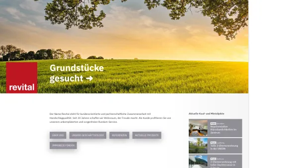 Website Screenshot: revital - Bauträger Vorarlberg - Revital - Date: 2023-06-15 16:02:34