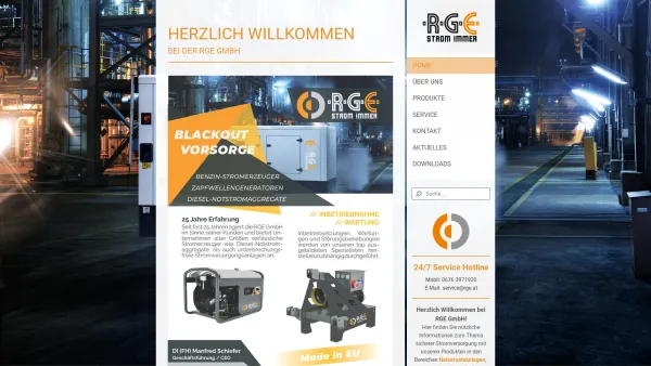 Website Screenshot: RGE GmbH - Home - RGE GmbH - Date: 2023-06-26 10:20:05