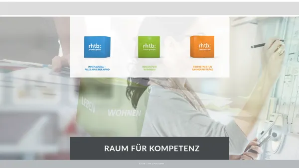 Website Screenshot: rhtb trockenbau GmbH - Startseite - Date: 2023-06-26 10:20:05