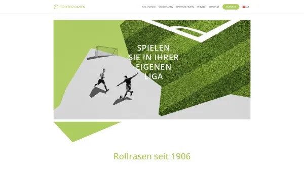 Website Screenshot: Hermann RICHTER RASEN - Fertigrasen und Rollrasen – Richter Rasen - Date: 2023-06-15 16:02:34