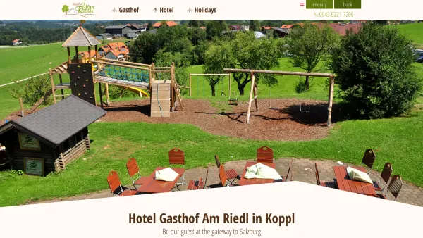 Website Screenshot: Gasthof am Riedl - Hotel Gasthof Am Riedl in Koppl near Salzburg - Date: 2023-06-26 10:20:08