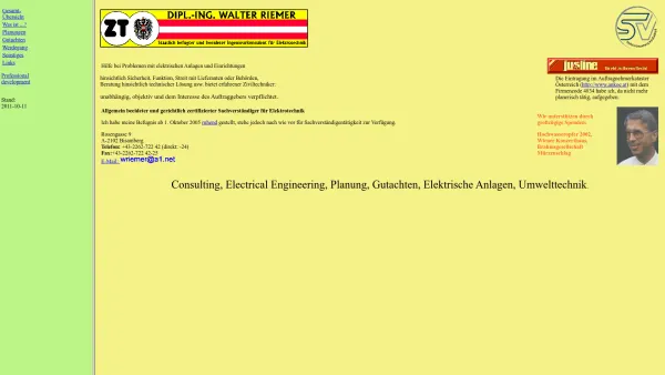 Website Screenshot: RiemerConsult - Dipl.-Ing. Walter Riemer - Date: 2023-06-26 10:20:08