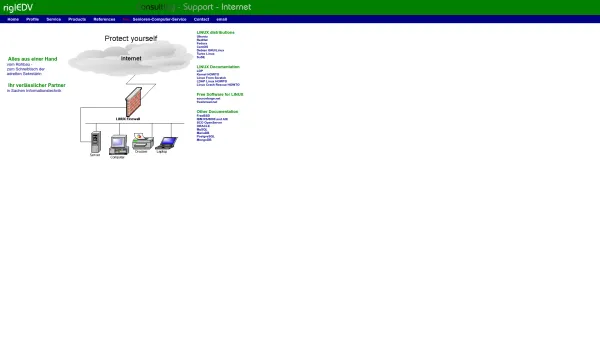 Website Screenshot: riglEDV Consulting-Support-Internet - Date: 2023-06-14 10:37:52