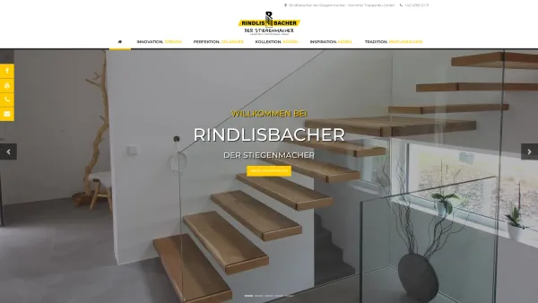 Website Screenshot: Rindlisbacher der Stiegenmacher
Kärntner Treppenbau - Rindlisbacher der Stiegenmacher in Kärnten - Date: 2023-06-26 10:20:11