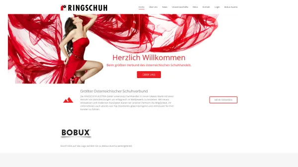 Website Screenshot: Ringschuh Austria GmbH - Ringschuh – Die größte Verbundgruppe des österreichischen Schuhhandels. - Date: 2023-06-15 16:02:34