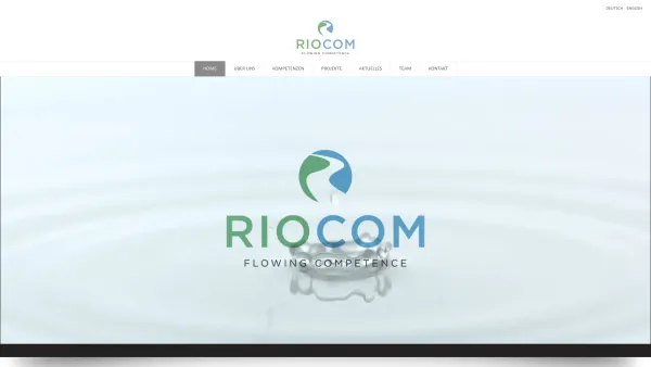 Website Screenshot: riocom Technisches Büro für Kulturtechnik und Wasserwirtschaft - RIOCOM – flowing competence - Date: 2023-06-26 10:20:11