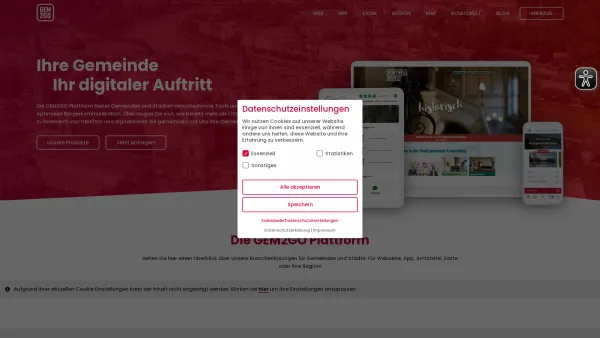 Website Screenshot: Gemeindeamt Hofkirchen i Hofkirchen RiS-Kommunal - GEM2GO - Branchenlösungen für Kommunen und Städte - Date: 2023-06-26 10:20:11