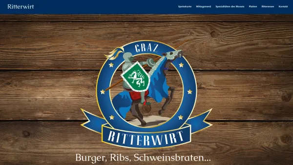 Website Screenshot: Ritterwirt Kapun - Feinschmecker Genuss | Ritterwirt Graz - Date: 2023-06-26 10:20:11
