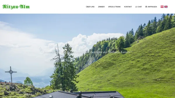 Website Screenshot: Berggasthaus Ritzau Ritzau-Alm Ebbs Naturschutzgebiet Kaisergebirge Wilder Kaiser Tirol Oesterreich Tyrol Austria - Ritzau Alm | Ritzau Alm am Wilden Kaiser - Date: 2023-06-14 10:44:51