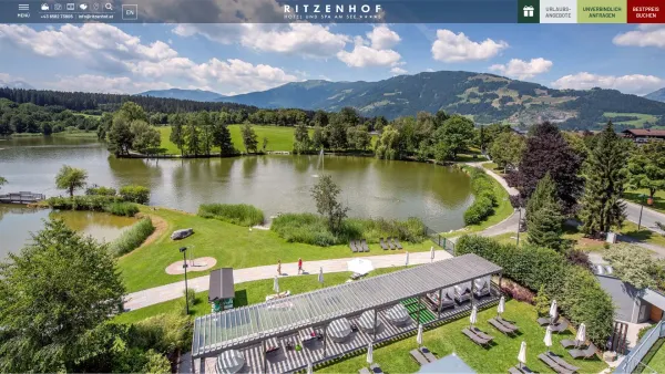 Website Screenshot: Ritzenhof Hotel & Spa am See - "Ihr Wellnesshotel im Salzburger Land" - Date: 2023-06-14 16:38:45