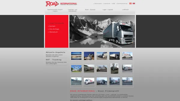 Website Screenshot: Road International - Road International - Transport und Logistik - Linienverkehr Grossbritannien - Date: 2023-06-26 10:20:14